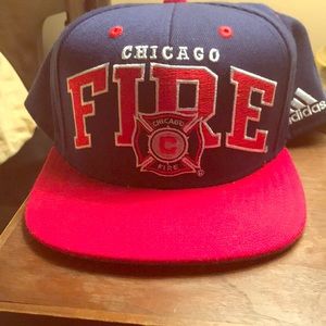 Adidas MLS Chicago Fire Adjustable Hat